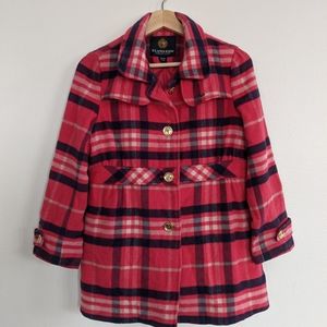 *S.A.L.E.* E-Land Kids American Classic girls pink pea coat